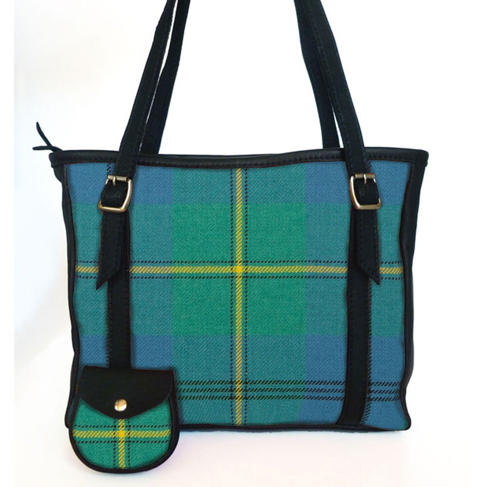 Handbag, Purse. Arran Shoulder Bag, Johnston/e Tartan
